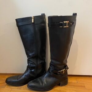 Louise et Cie Black Leather Heeled Boots